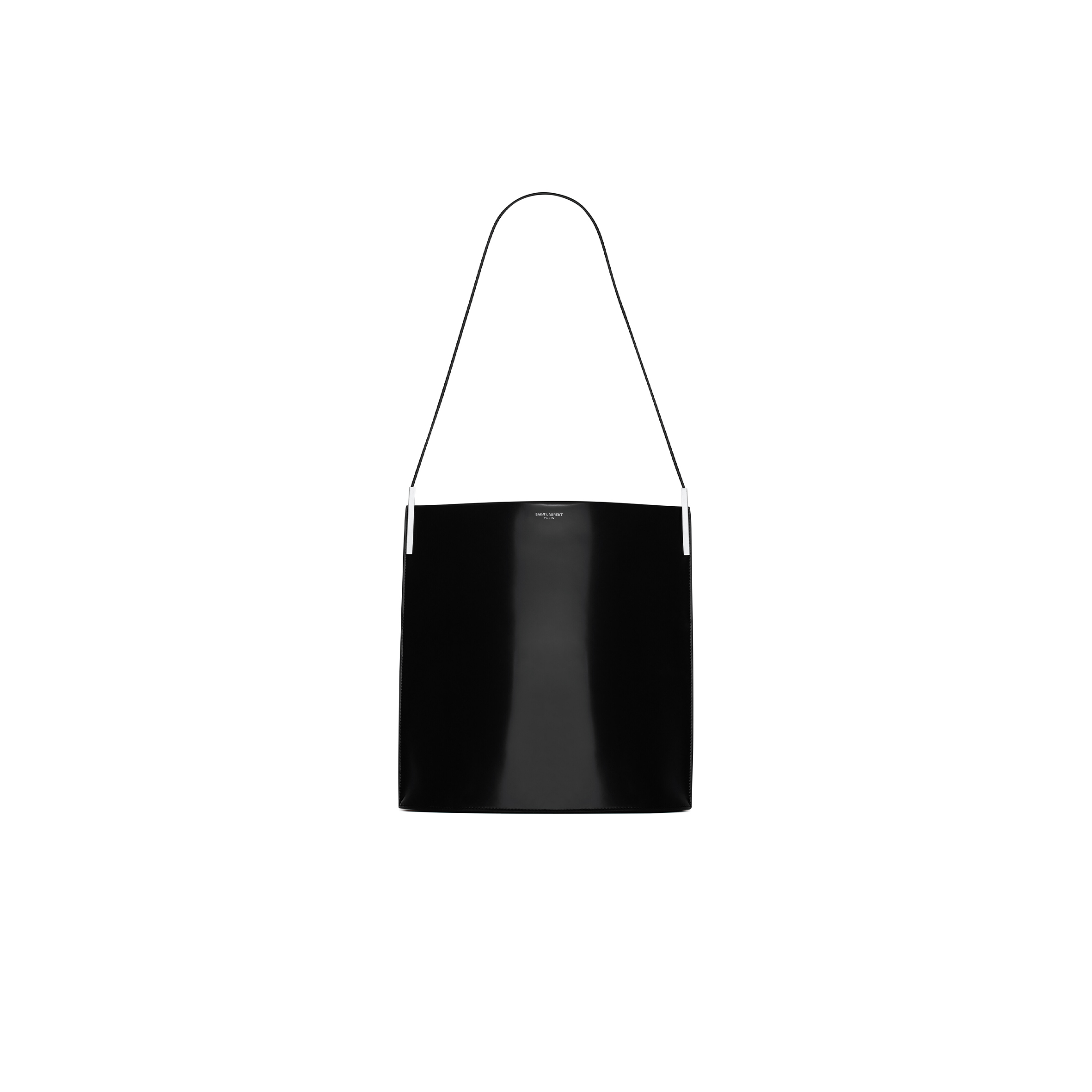 YSL SUZANNE RIGID SHOULDER BAG IN BRUSHED LEATHER 734320AABST1000 (28*29*10cm)